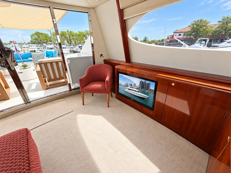 Slide: The Image of Lazzara Yachts 80 Skylounge 2002 - 52