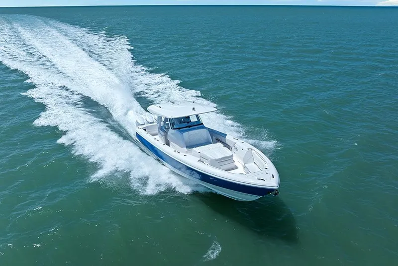 Slide: The Image of 2022 Intrepid 427 Nomad FE underway - 71