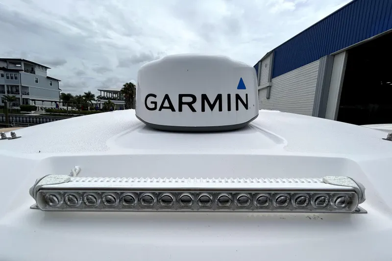 Slide: The Image of 2024 Sea Fox 328 Commander with Garmin radar and LED light bar. - 87