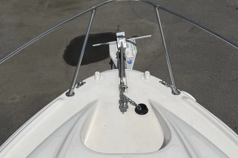 Slide: The Image of Bow view of 2004 Bayliner 2452 Ciera Express with anchor and chain. - 62