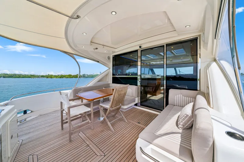 Slide: The Image of  Riviera 6000 Sport Yacht - Cockpit - 22