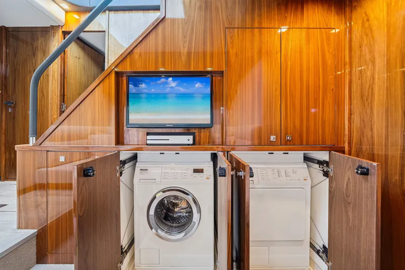 Slide: The Image of Lower deck TV, laundry center - 41