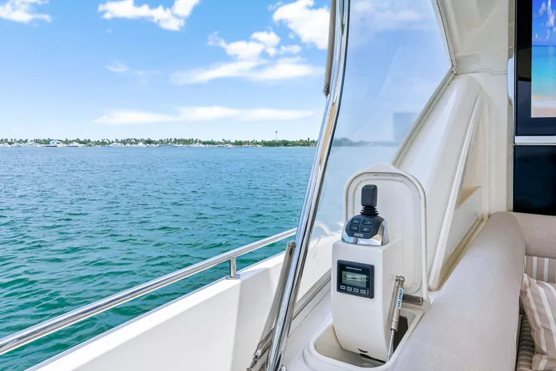 Slide: The Image of  Riviera 6000 Sport Yacht - Aft docking station - 23