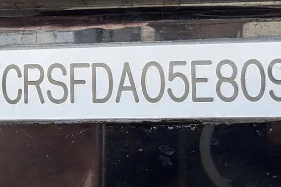 Slide: The Image of VIN number on 2009 Cruisers Yachts 330 Express boat. - 22
