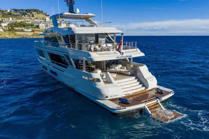 Slide: The Image of Luxurious 2023 Cantiere Delle Marche RJ 115 yacht cruising in open sea. - 5
