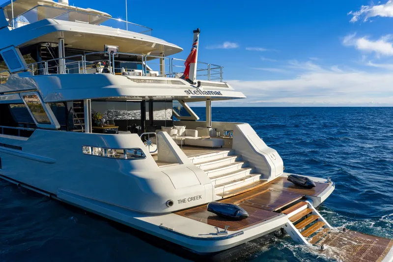 Slide: The Image of Luxurious 2023 Cantiere Delle Marche RJ 115 yacht cruising on open sea. - 9