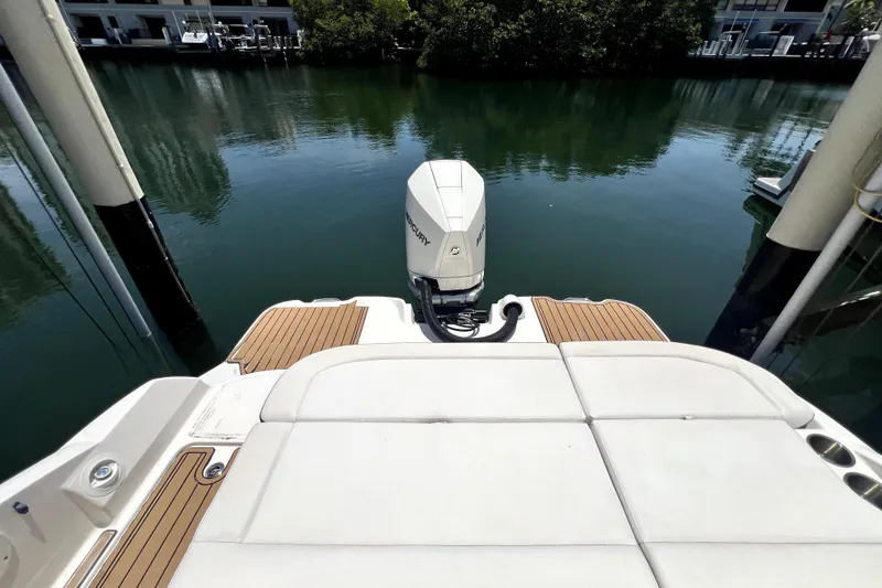 Slide: The Image of 2019 Sea Ray SDX 270 Outboard am Wasser mit Mercury-Motor. - 31