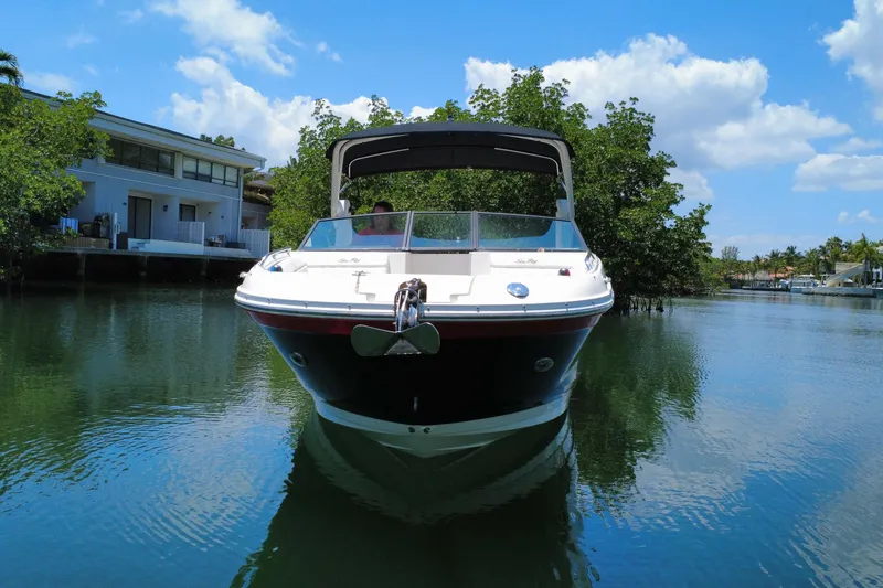 Slide: The Image of Sea Ray SDX 270 Outboard 2019 ancré sur des eaux calmes. - 20