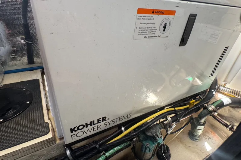 Slide: The Image of Kohler Power Systems generator in 2008 Chaparral Signature 290 boat engine room. - 72