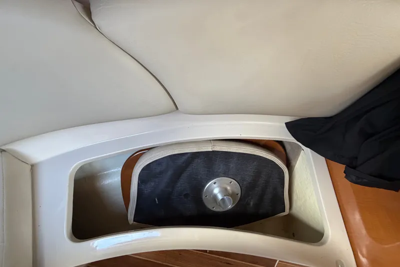Slide: The Image of Storage compartment in 2008 Chaparral Signature 290 boat interior. - 63