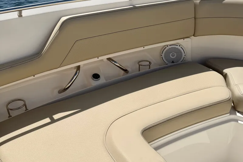 Slide: The Image of Luxurious seating area on a 2017 Pursuit DC 325 Dual Console boat. - 29
