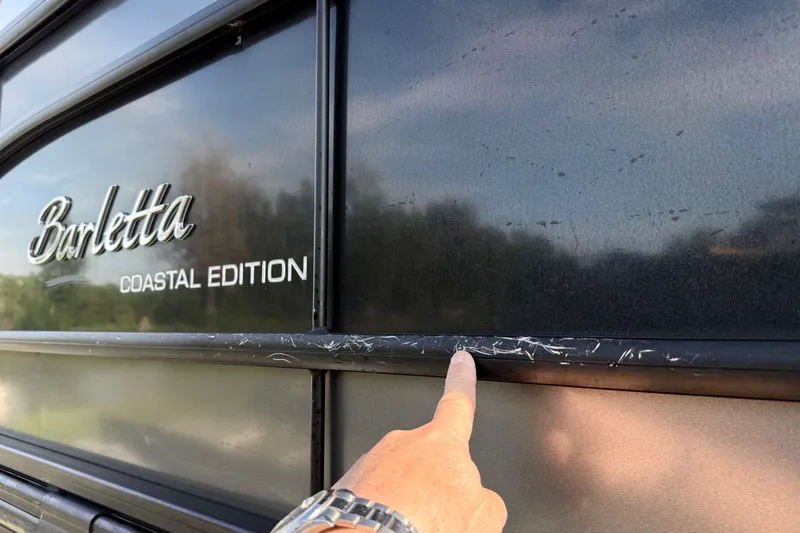 Slide: The Image of 2020 Barletta L-CLASS L25QCSSA Coastal Edition with visible exterior detailing. - 37