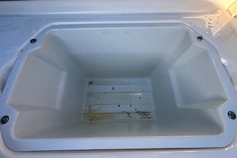 Slide: The Image of Storage compartment of 2017 Chaparral Vortex 203 VRX boat, showing interior details. - 58