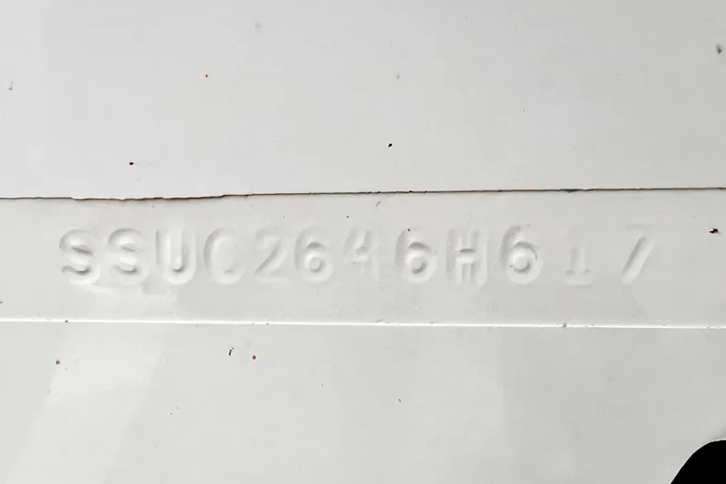 Slide: The Image of Hull identification number on a 2017 Pursuit C 238 Center Console boat. - 6
