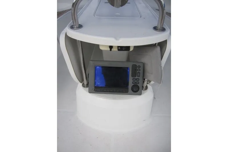 Slide: The Image of Navigation equipment on Jeanneau Sun Odyssey 44i yacht, 2013 model. - 21