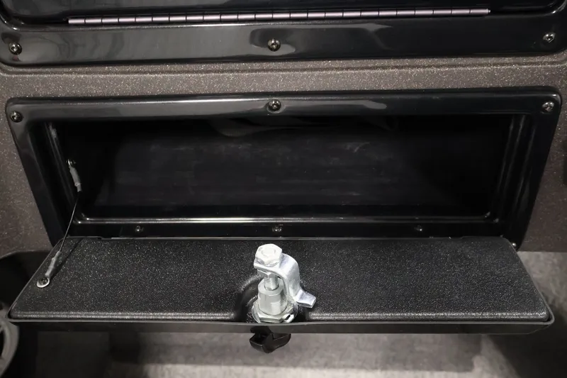 Slide: The Image of Open storage compartment in 2022 Tracker Targa V-19 WT boat. - 37