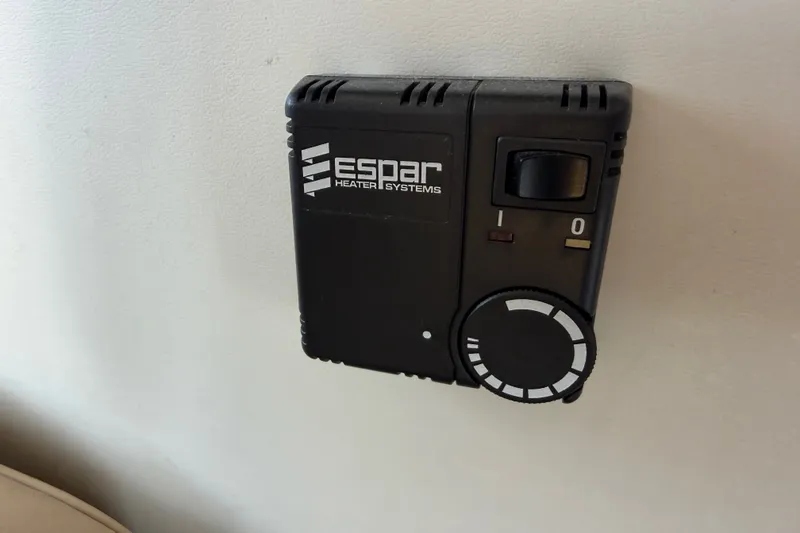 Slide: The Image of Espar heater control panel on 2001 Bayliner 3788 Command Bridge Motoryacht. - 8