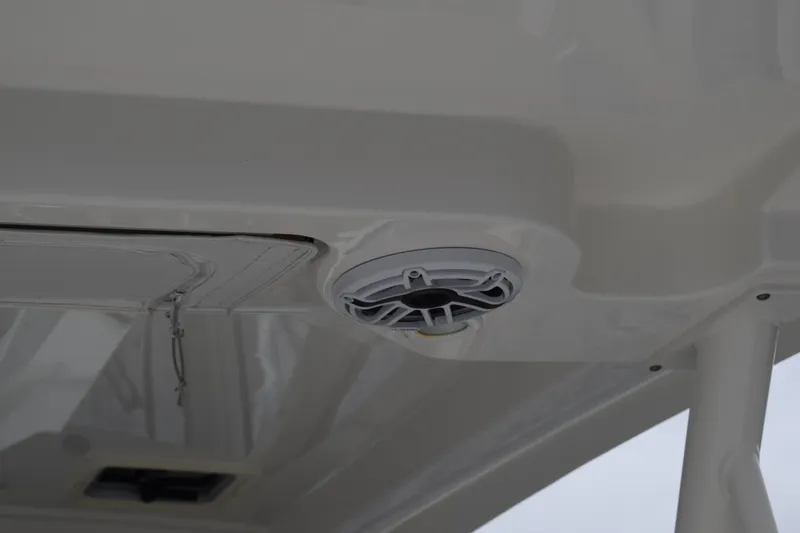 Slide: The Image of Ceiling speaker on 2022 Pursuit OS 355 Offshore boat. - 20