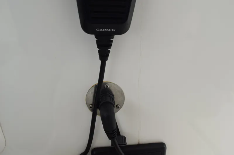 Slide: The Image of Garmin device connection on 2022 Pursuit OS 355 Offshore boat. - 262