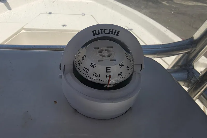 Slide: The Image of Ritchie compass on 2021 Bulls Bay 2200 boat dashboard. - 51