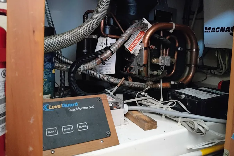 Slide: The Image of LevelGuard Tank Monitor 300. Situated in lower galley cabinet, - 32