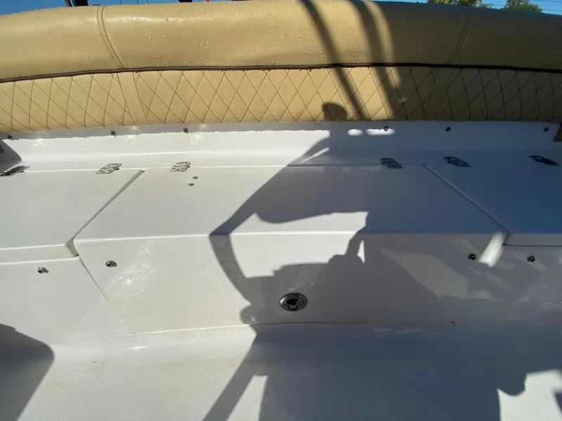 Slide: The Image of Interior view of a 2021 Sportsman Heritage 211 Center Console boat. - 43