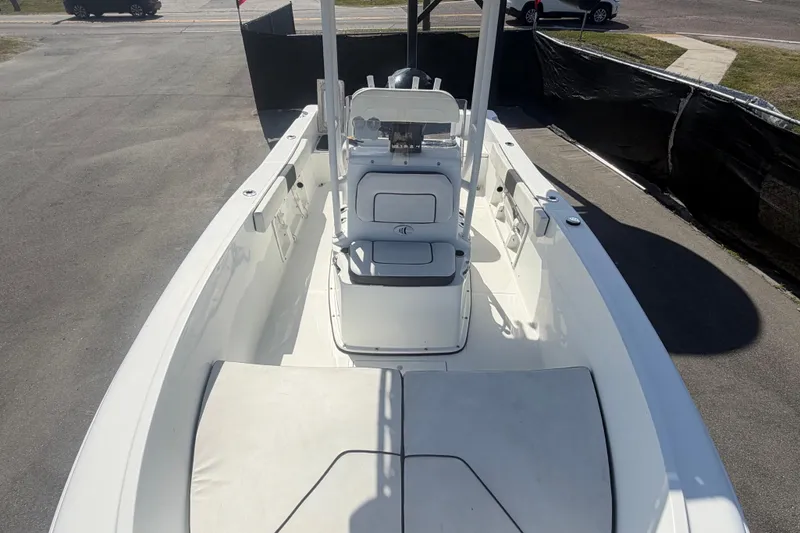 Slide: The Image of 2020 Clearwater 2000 Center Console boat with spacious deck and modern design. - 66
