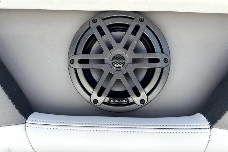 Slide: The Image of Speaker on 2020 Four Winns HD220 boat, featuring JL Audio system. - 64