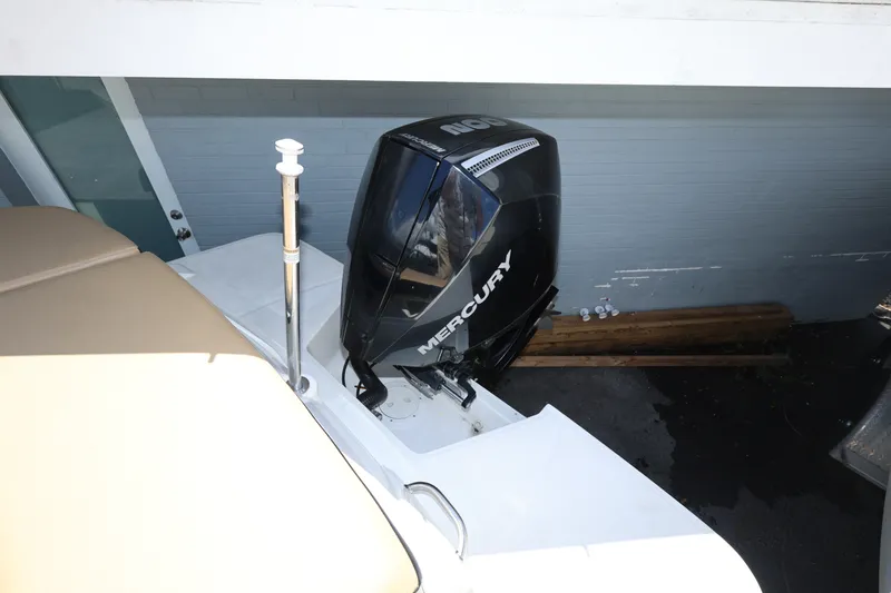 Slide: The Image of 2023 Sea Ray SPX 230 Outboard with Mercury engine, rear view. - 23