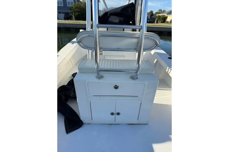 Slide: The Image of 2015 C-Hawk 25 Center Console boat interior with storage compartments. - 7