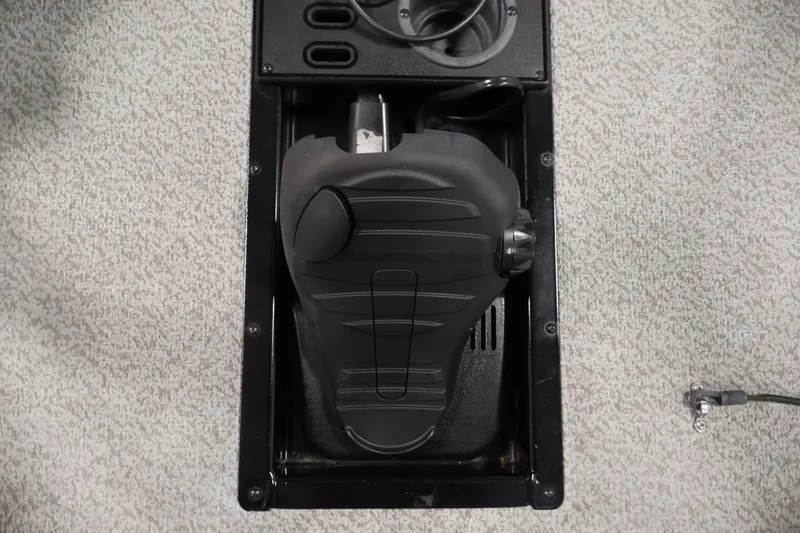 Slide: The Image of Foot pedal control on 2019 Tracker Pro Team 175 TXW boat. - 13
