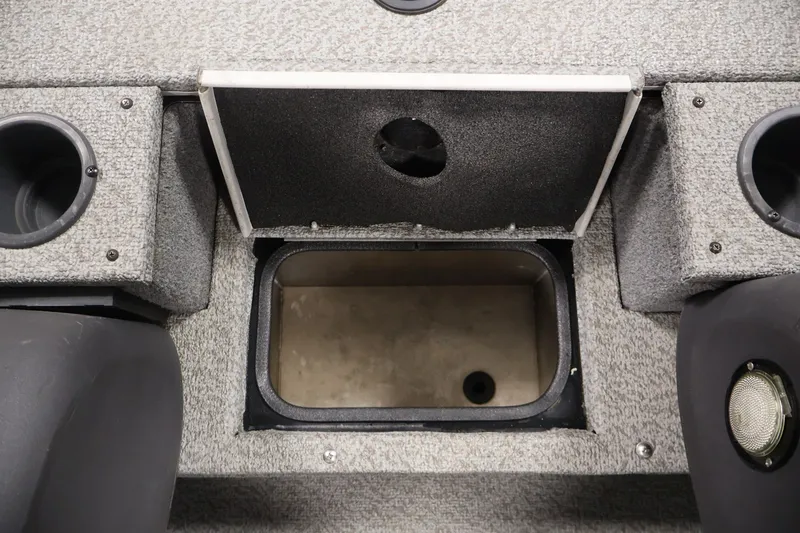 Slide: The Image of 2019 Tracker Pro Team 175 TXW boat interior storage compartment. - 22