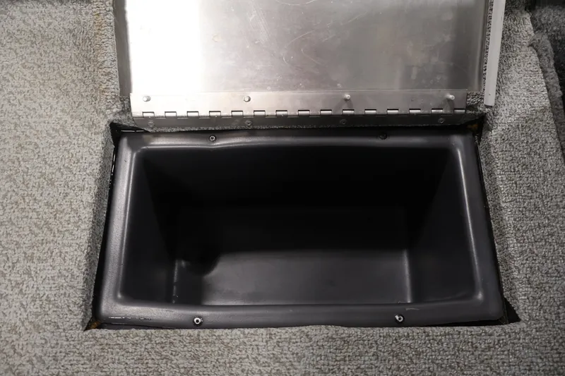 Slide: The Image of Open storage compartment in 2019 Tracker Pro Team 175 TXW boat. - 38