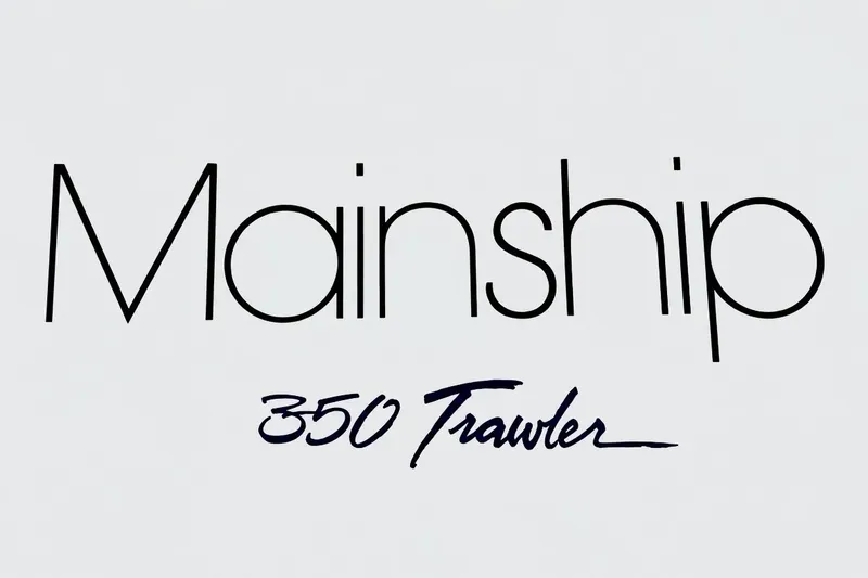 Slide: The Image of Mainship 350 Trawler  - 57
