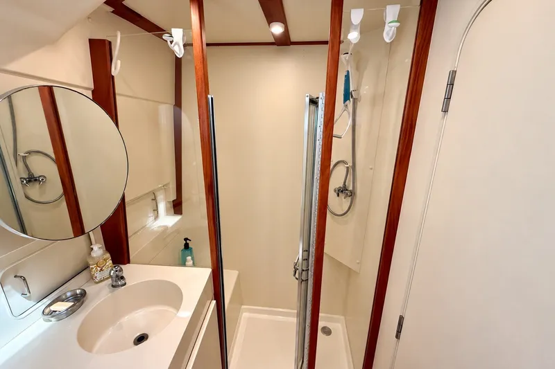 Slide: The Image of Head compartment with separate stall shower  - 45