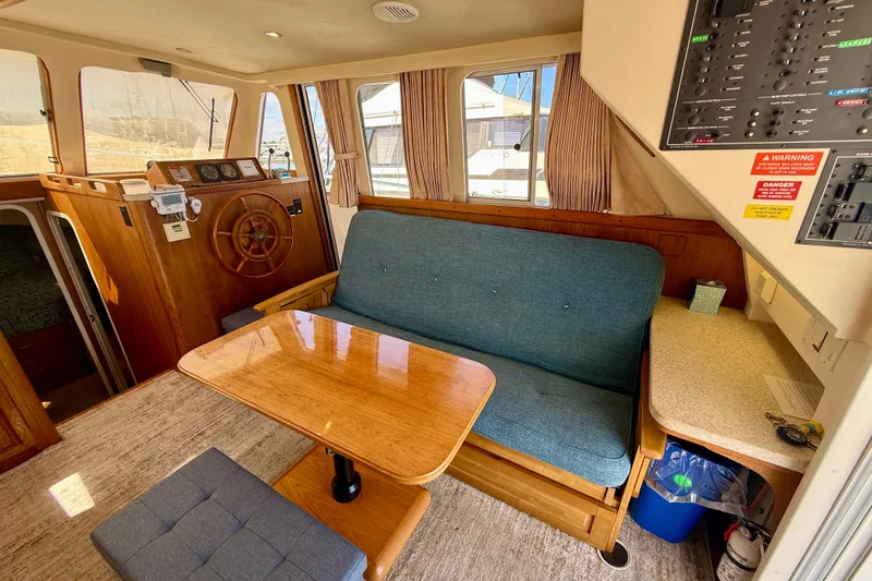 Slide: The Image of Nice futon in main salon converts to a queen berth - 21