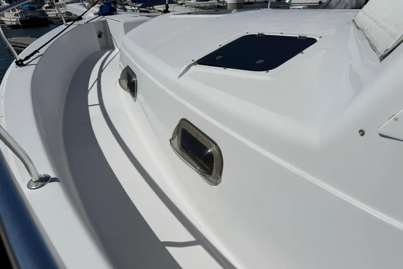 Slide: The Image of Port side walk around and foredeck access  - 53