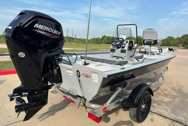 Slide: The Image of 2027 Tracker Bass Tracker 175 CC boat with Mercury engine on trailer. - 15