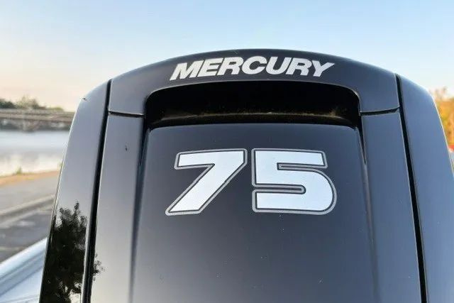 Slide: The Image of Mercury 75 outboard motor on 2027 Tracker Bass Tracker 175 CC boat. - 14
