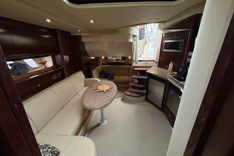 Slide: The Image of Luxurious interior of 2007 Sea Ray 40 Sundancer yacht with modern amenities. - 23
