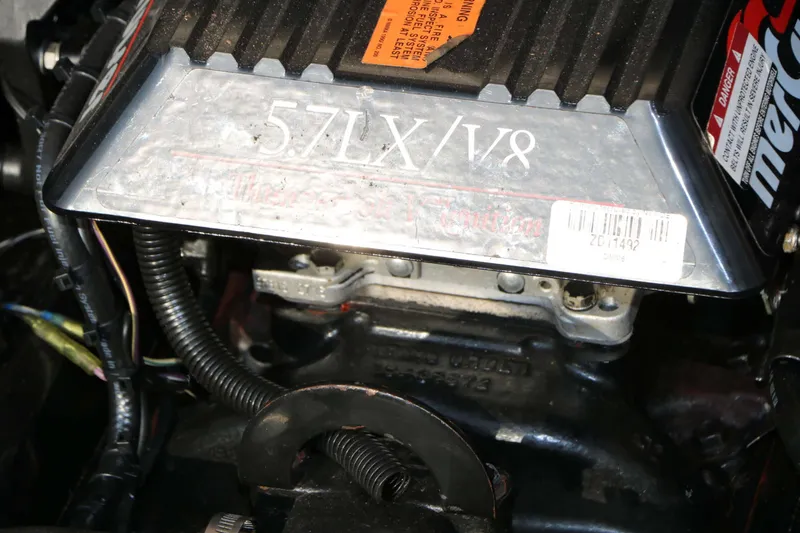 Slide: The Image of A 5.7L V8 engine in a 1997 Chaparral 2130 Sport Limited. - 26