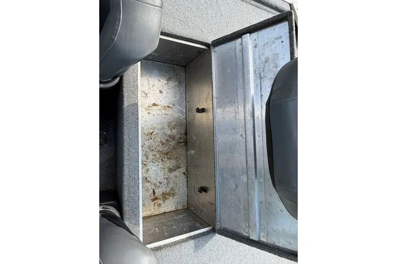 Slide: The Image of Open storage compartment in 2019 Tracker Bass Tracker Classic XL boat. - 14