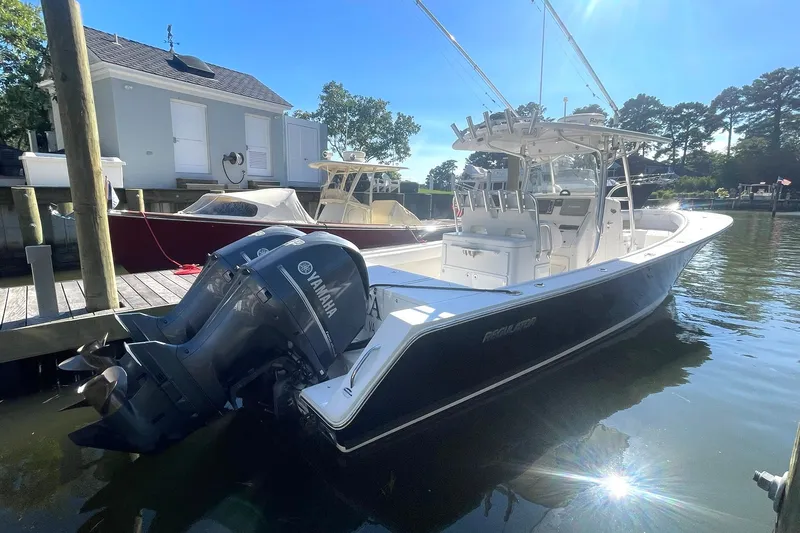 Slide: The Image of 2012 REGULATOR 32 FORWARD SEATING TWIN YAMAHA FOUR STROKE OUTBOARDS!!! - 26