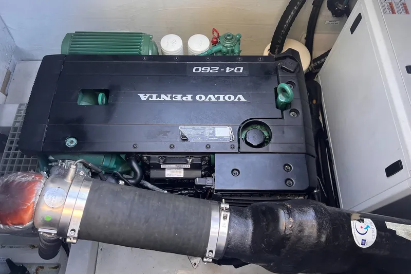 Slide: The Image of Engine compartment of 2018 Aquila 44 Yacht with Volvo Penta D4-260 engine. - 71