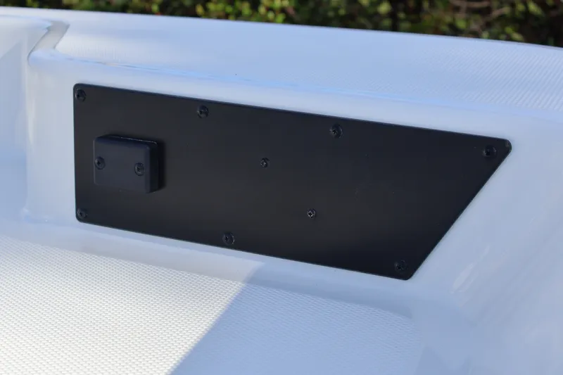 Slide: The Image of Black panel on 2027 Mako Pro Skiff 17 CC boat interior. - 13