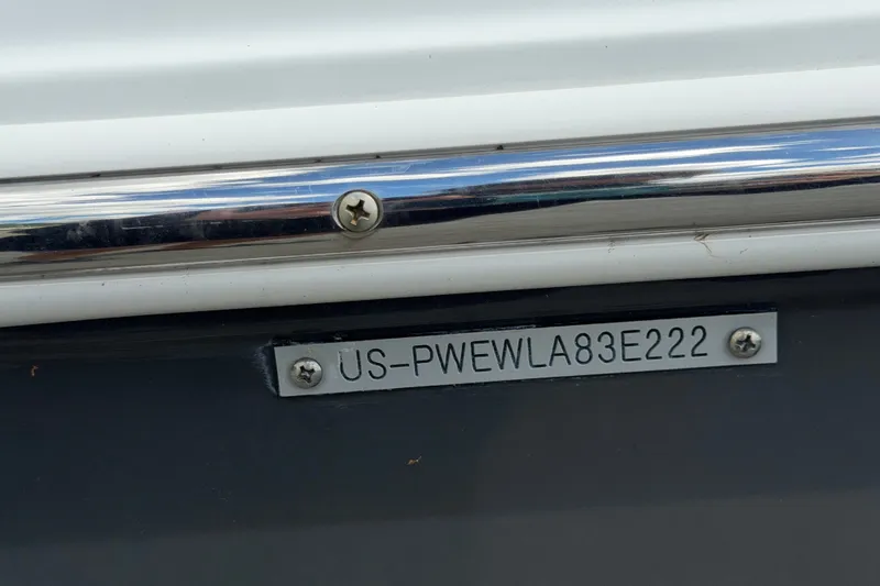 Slide: The Image of 2023 Wellcraft 202 Fisherman boat with visible hull identification number. - 55