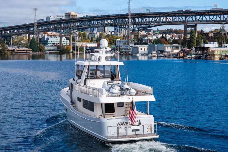 Slide: The Image of Ocean Alexander 60 Trawler cruising in Seattle waters, 2011 model. - 23