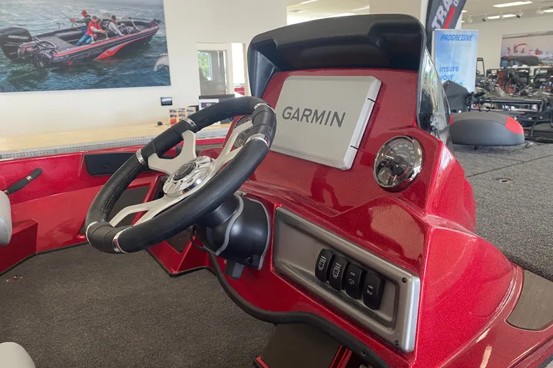 Slide: The Image of Interior of 2027 Nitro Z19 XL Pro boat with Garmin navigation system. - 5