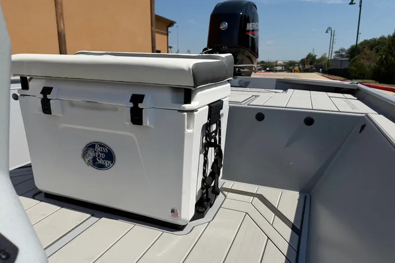 Slide: The Image of 2027 Tracker Bass Tracker Classic CC boat with Bass Pro Shops cooler on deck. - 13