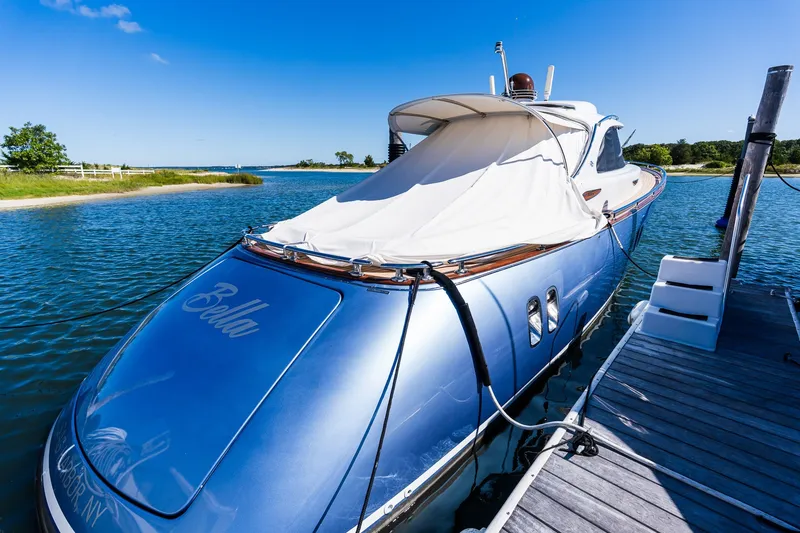 Slide: The Image of Luxurious 2014 Zeelander Z44 yacht docked on a sunny day. - 7